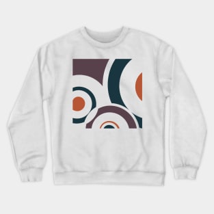 Geometric retro 80s abstract pattern Crewneck Sweatshirt